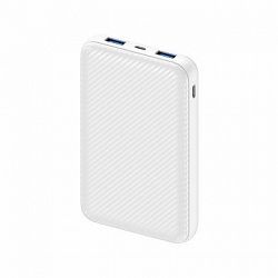 AlzaPower Carbon 10000 mAh Fast Charge + PD3.0 White