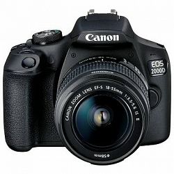 Canon EOS 2000D + 18–55 mm IS II