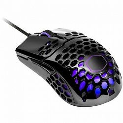 Cooler Master LightMouse MM711, herná myš, optická, 16000 DPI, RGB, lesklá čierna
