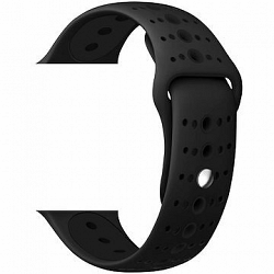 Eternico Apple Watch 38 mm/40 mm Silicone Polkadot Band čierny