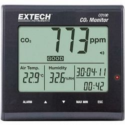 Extech CO100 Měřič oxidu uhličitého (CO2) 0 - 9999 ppm