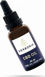 Herbonia CBD Konopný olej, 30 ml, Koncentrácia: 5 %