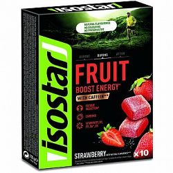 ISOSTAR 100g fruit boost coffein, jahoda