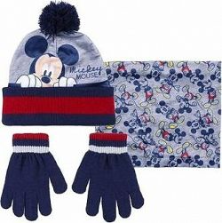 Mickey Mouse – čiapka, nákrčník a rukavice