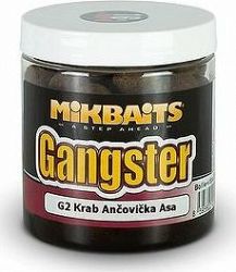 Mikbaits Gangster Boilies v dipe G2, Krab Ančovička Asa 24 mm 250 ml