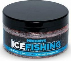 Mikbaits Lososie ikry v dipe Ice Fishing Range Nymfa 100 ml