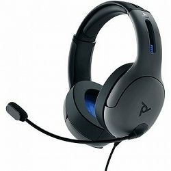 PDP LVL50 Wired Headset – sivý – PS4