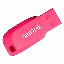 SanDisk Cruzer Blade 16 GB elektricky ružová