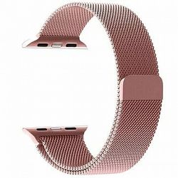 Tactical Loop Magnetický Kovový remienok pre Apple Watch 1/2/3 42 mm Rose Gold