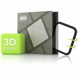 Tempered Glass Protector pre Apple Watch 4/5/6/SE 44 mm; 3D Glass Čierne