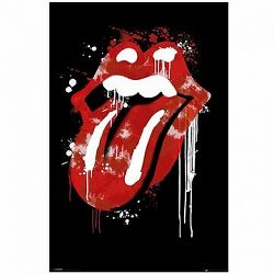 The Rolling Stones - Grafitti Lips - plagát 65 × 91,5 cm