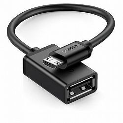 Ugreen micro USB -> USB 2.0 OTG Adaptér 0,1 m Cable Black