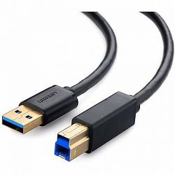 Ugreen USB 3.0 A (M) to USB 3.0 B (M) Data Cable Black 2 m