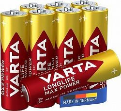 VARTA alkalická batéria Longlife Max Power AA 5 + 3 ks