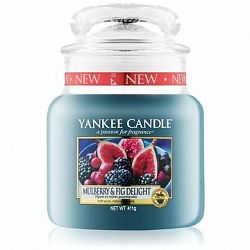 YANKEE CANDLE Classic stredná Mulberry & Fig Delight 411 g